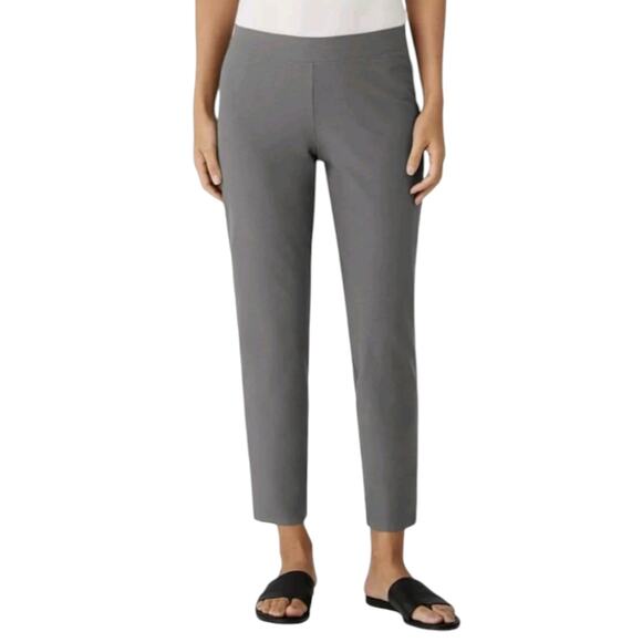 Eileen Fisher Washable Crepe Slim Ankle Pants Small - Picture 1 of 6